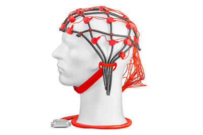 Comby cap red, with 22 sintered electrodes 